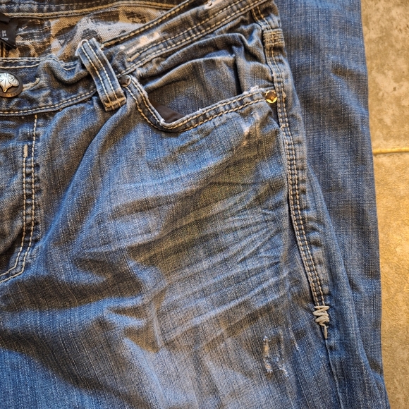 Affliction Denim Killers Men's Jeans size 36x34 y2k vintage - Picture 7 of 8